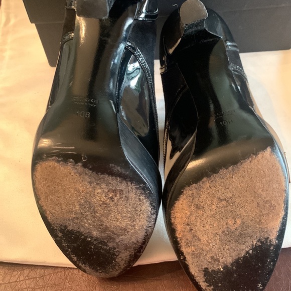Gucci black patent leather and suede booties - Picture 3 of 5